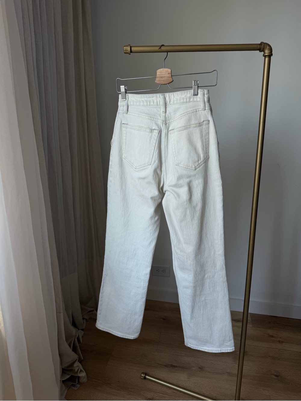 Abercrombie Curve Love 90s Relaxed Pleated Jeans 26 - Picture 3 of 10